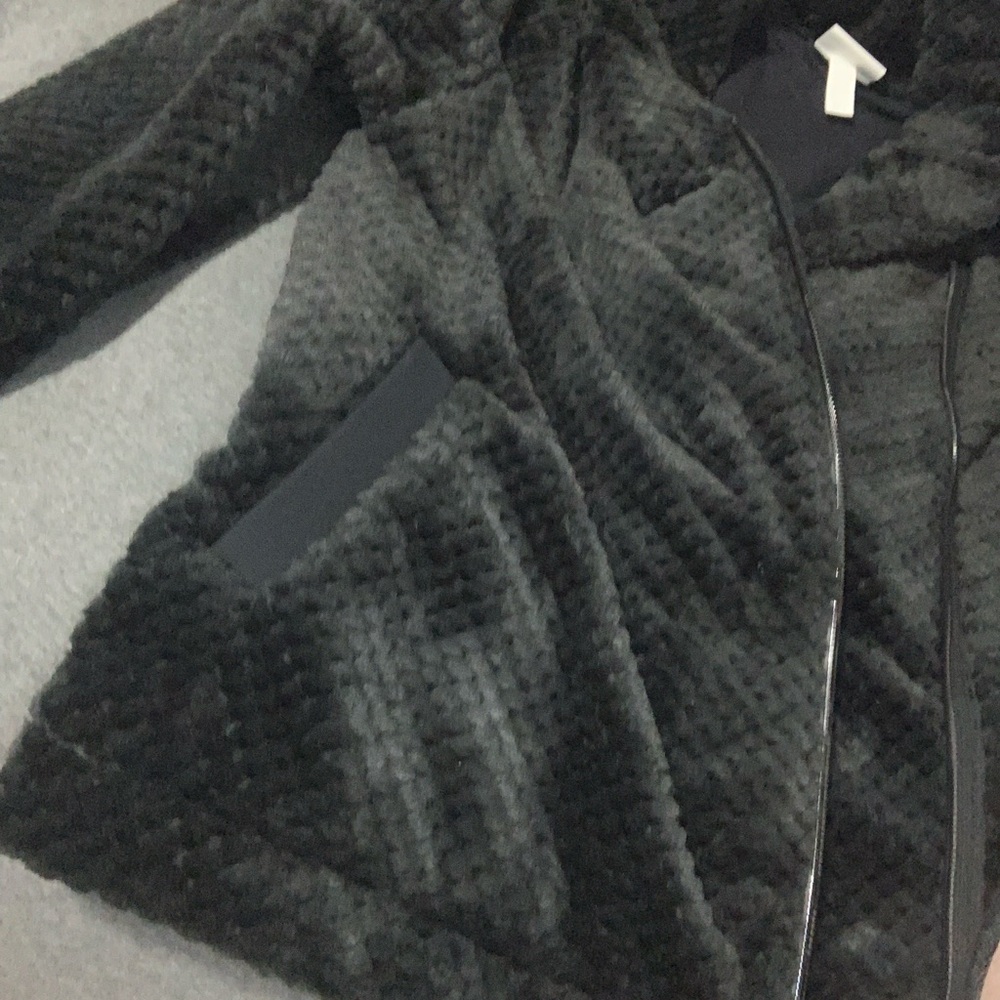 Nordstroms Black Teddy Jacket SO plushy